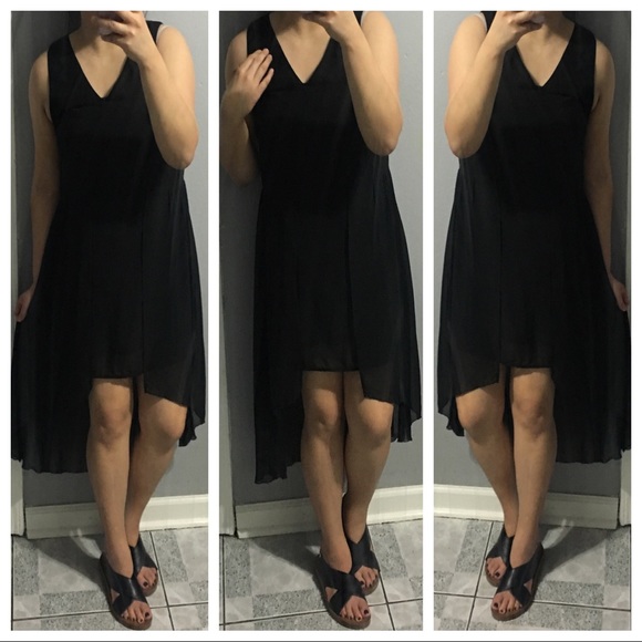 h&m high low dress